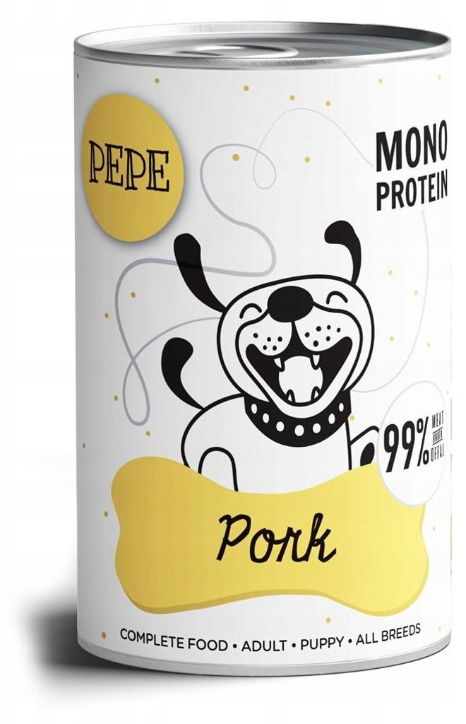 Pakiet przysmaku Pepe Pork - mokra karma dla psów - 400 g Immagine del prodotto 