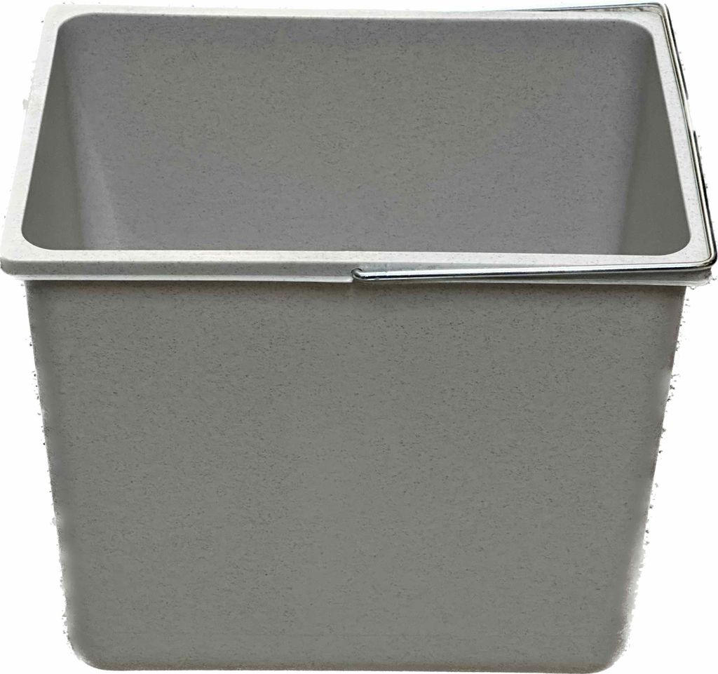 Naber Ersatzeimer, grau (18 Liter). - Mülleimer