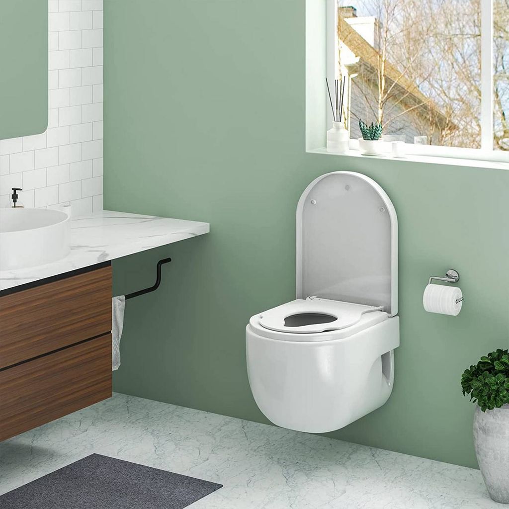 WOLTU Toilettendeckel mit Kindersitz, WC-Sitz mit Produktbild 6