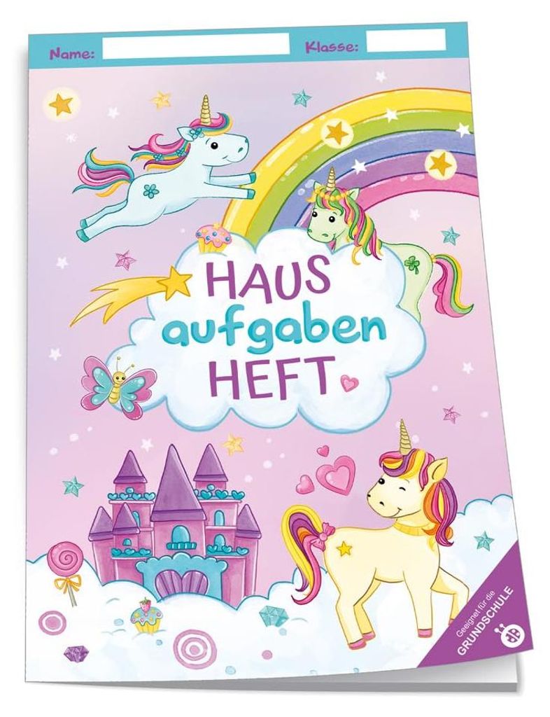 Trötsch Hausaufgabenheft Einhornwelt, Schulplaner, Produktbild 