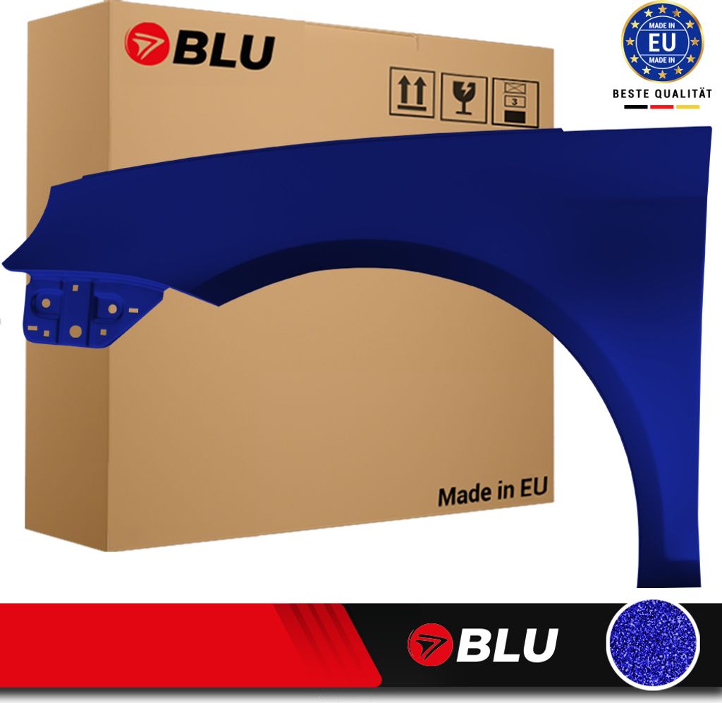 BLU Błotnik pasujący do VW Volkswagen Eos LD5Q Lewy Zdjęcie produktu 