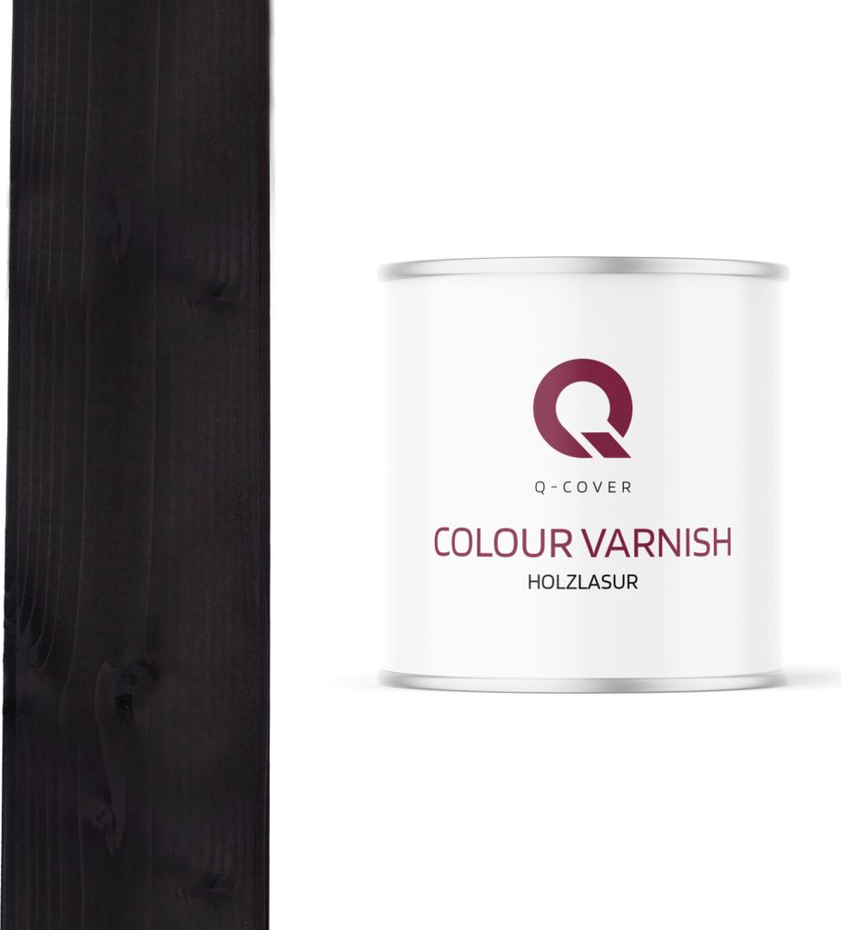 Holzlasur | Schwarz 2,5 L SEIDENMATT | Holzschutz | | Holzschutz |lasur Lasur Wasserbasierte Innen Außen Lasur Abperleffekt Lasur Für Holz