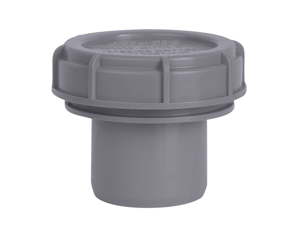 tappo airfit DN 40 con tappo a vite, grigio Immagine del prodotto 