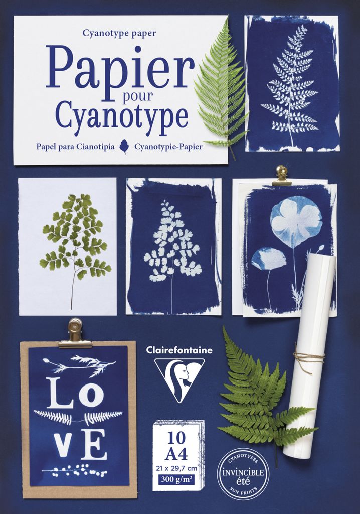 Clairefontaine 10 Blätter für Cyanotypie 5x - 95861C