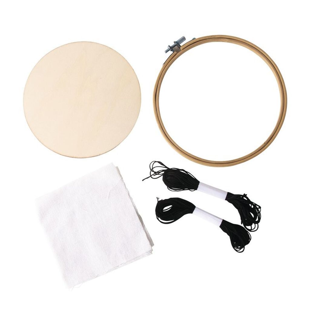 Bambus Stickrahmen Set Ø 17 cm