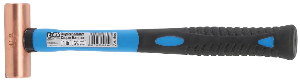 Marteau en cuivre 454g idéal pour montage mécanique et carrosserie - 5