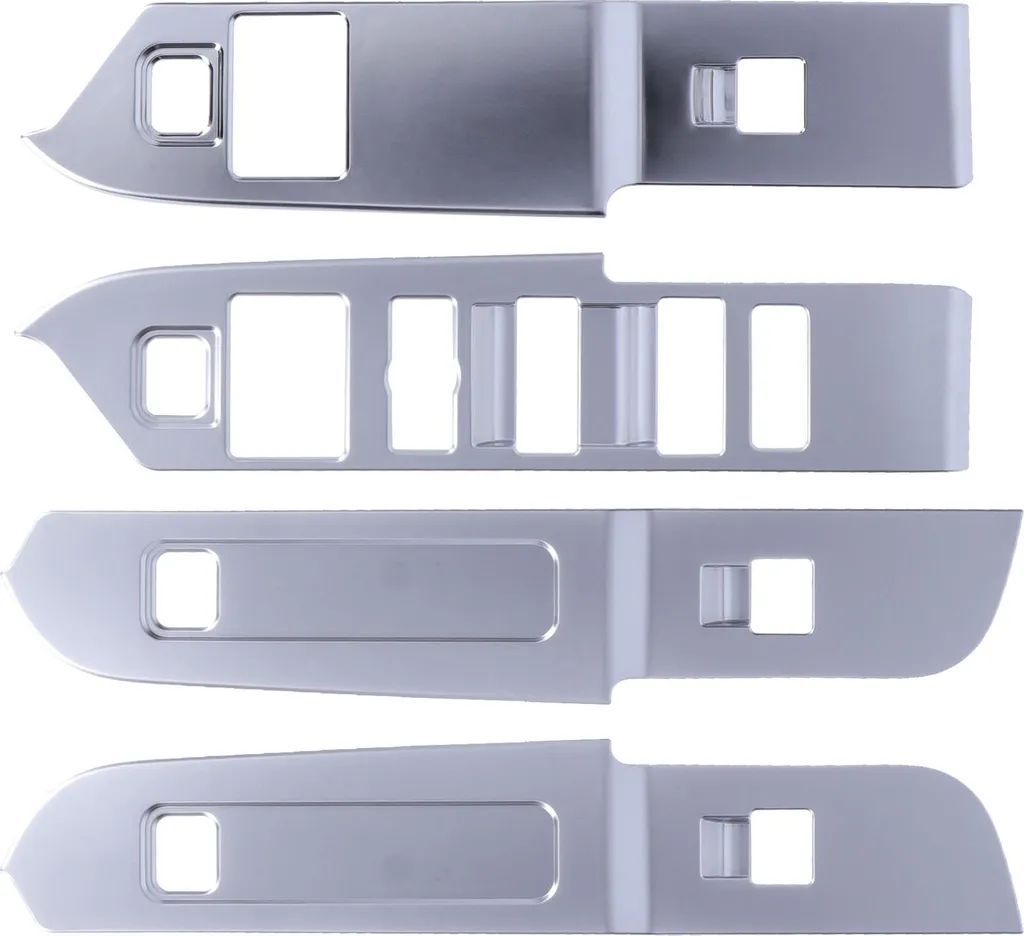 Copertura per interruttore del pannello dell'alzacristalli, cromo madreperla, adatta per Land Rover Defender 2020-2021, guida a sinistra
