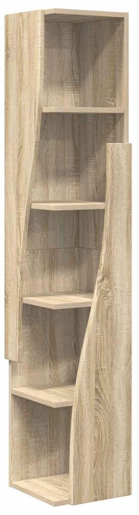 vidaXL Armoire d'angle, 27,5 x 27 x 140 cm, panneaux de Image du produit 