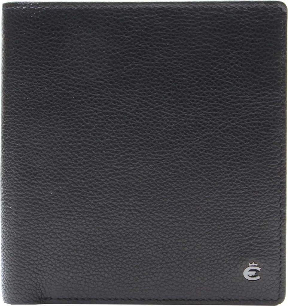 Esquire Portafoglio Houston 74 Wallet Nero - Pelle Vera con RFID
