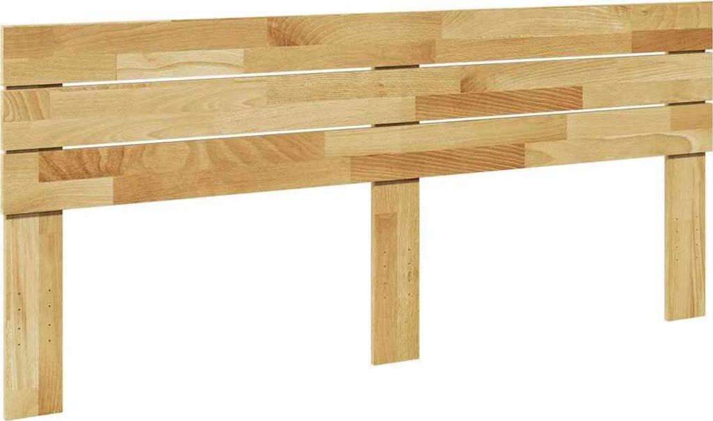 Kopfteil 200 cm Massivholz Eiche