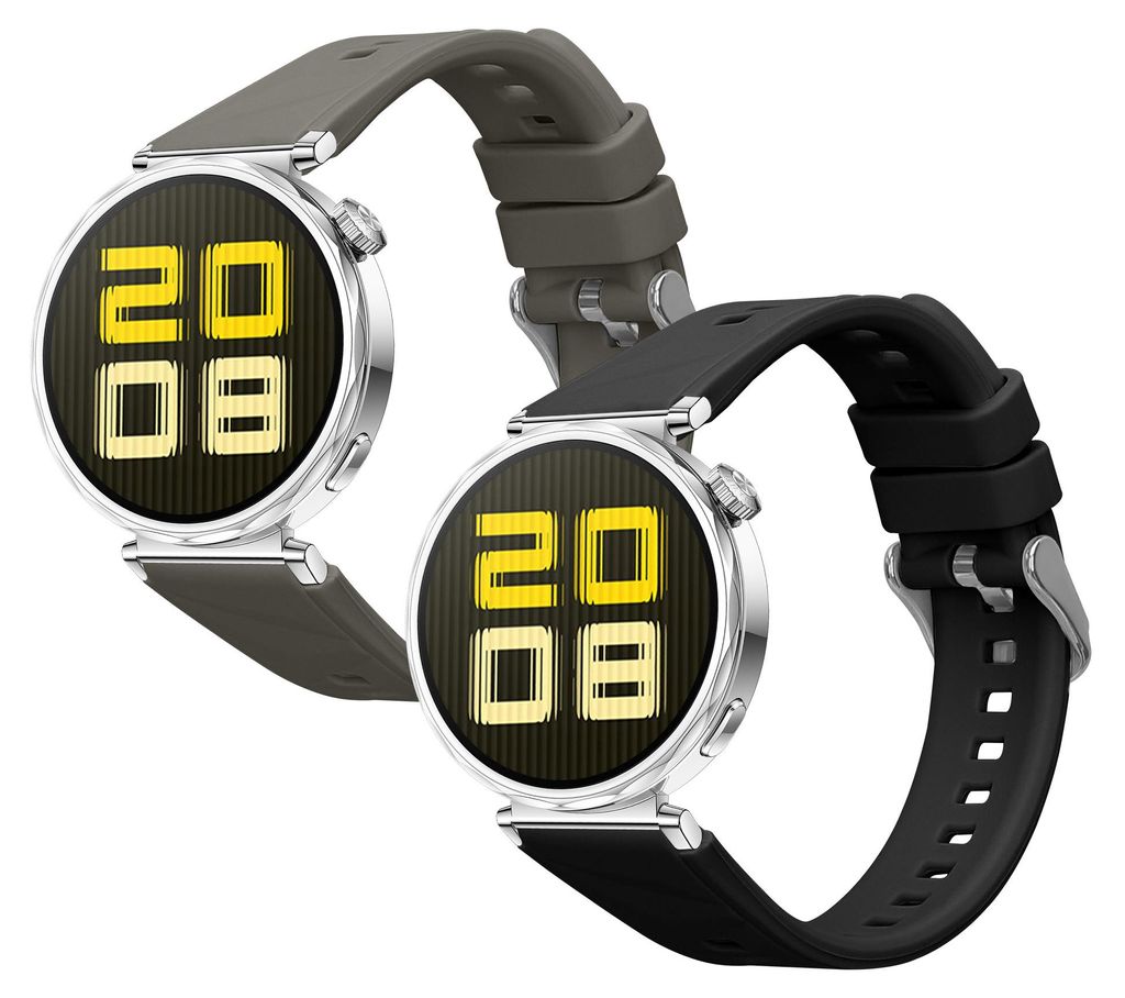 kwmobile 2x Uhrenarmband für Huawei Watch GT5 41mm / GT5 Pro 42mm / Watch GT4 41mm Armband - Fitnesstracker Band Set aus TPU Silikon - Ersatzarmband