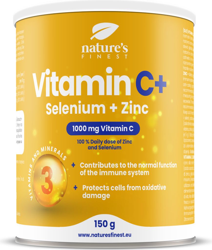 Nature's Finest Vitamin C & Zink & Selen, Trinkpulver 150 g Produktbild 