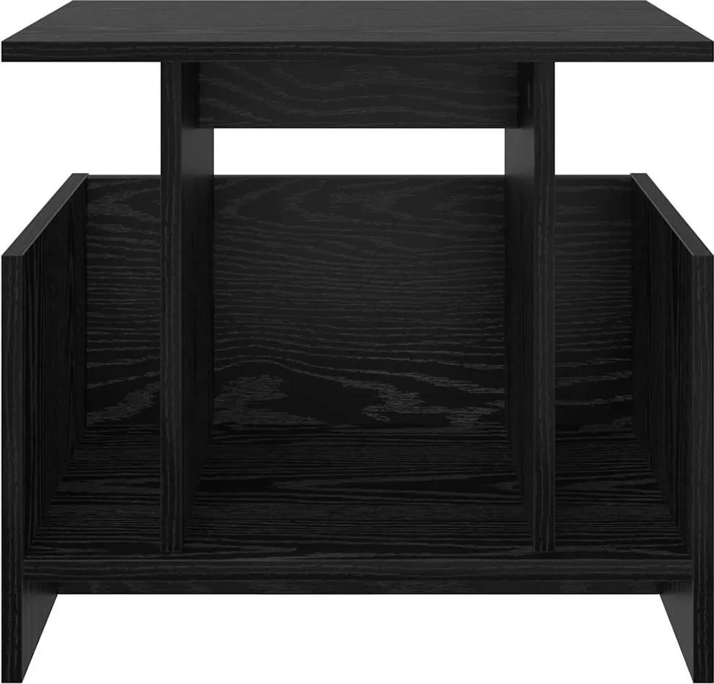 Offerta Mobile Porta TV vidaXL Rovere Nero 50x35x45 cm | Salvaspazio - 5