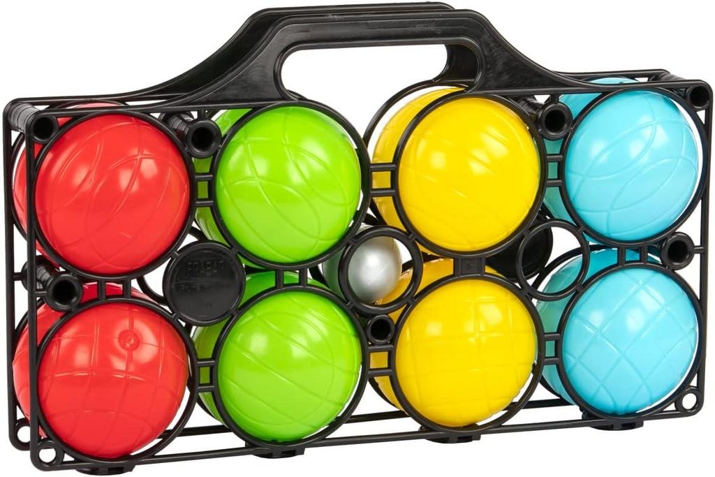 Idena – Boccia hra s 8 farebnými guľami, cieľovou guľou a Obrázok produktu 