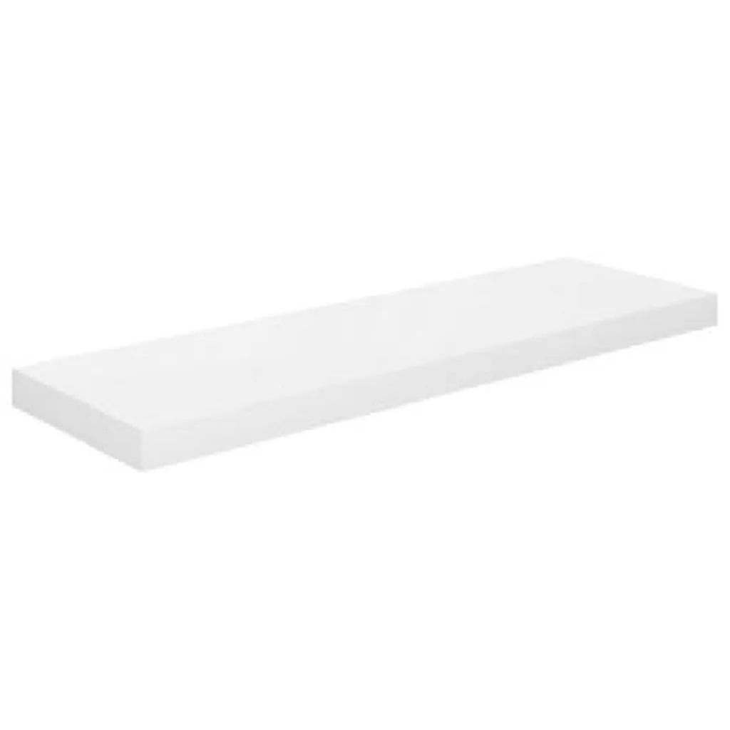 Ensemble de 2 étagères SAVELA blanc - Rangement mural polyvalent