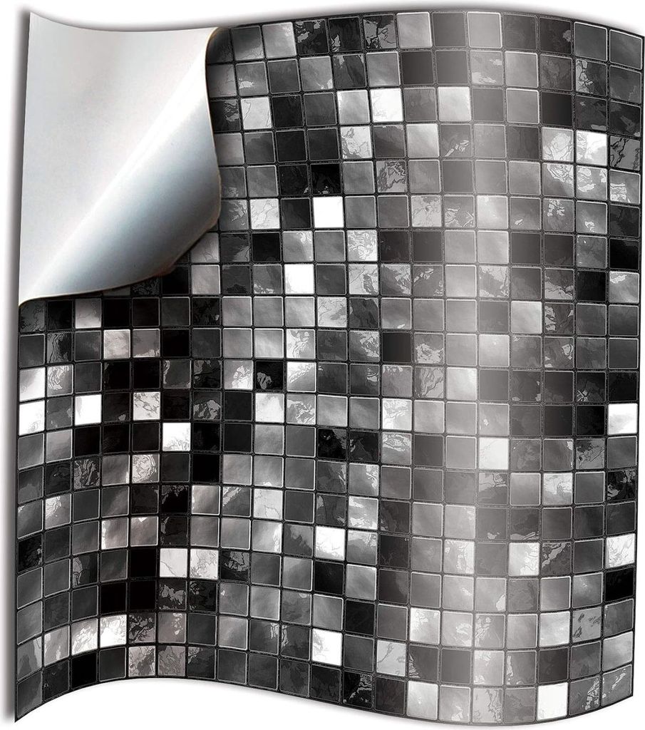 24 stück Fliesenaufkleber für Bad und Küche Mosaik Produktbild 