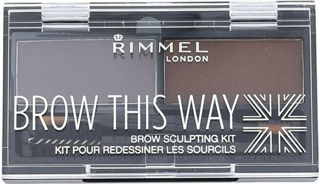Rimmel Brow This Way Eyebrow Sculpting Kit 003 Dark Brown