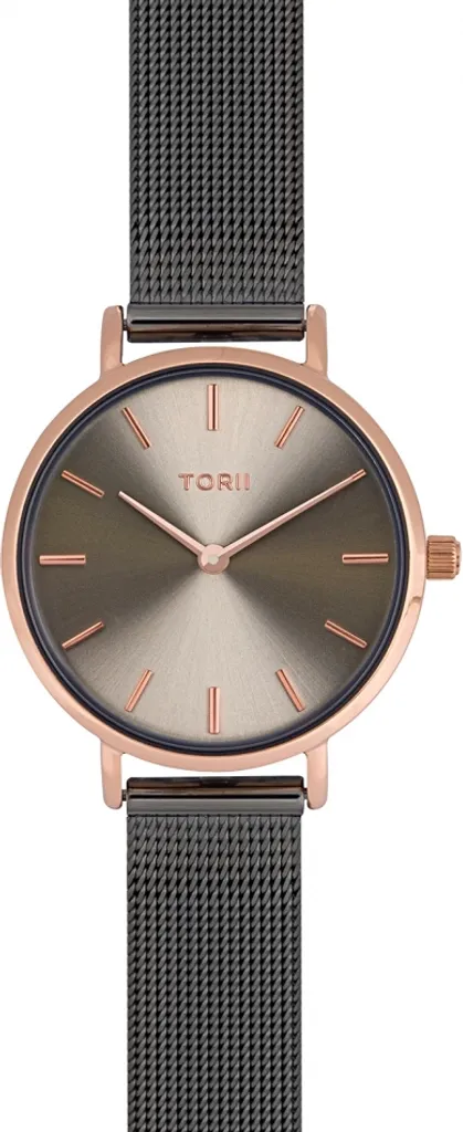 Montre-bracelet pour femme TORII R28AS.AR gris anthracite épuré