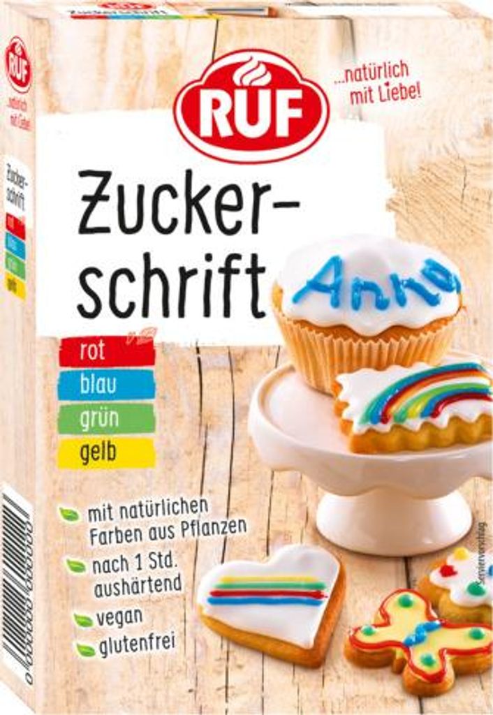 Zuckerdekoration 100g 4 Farben