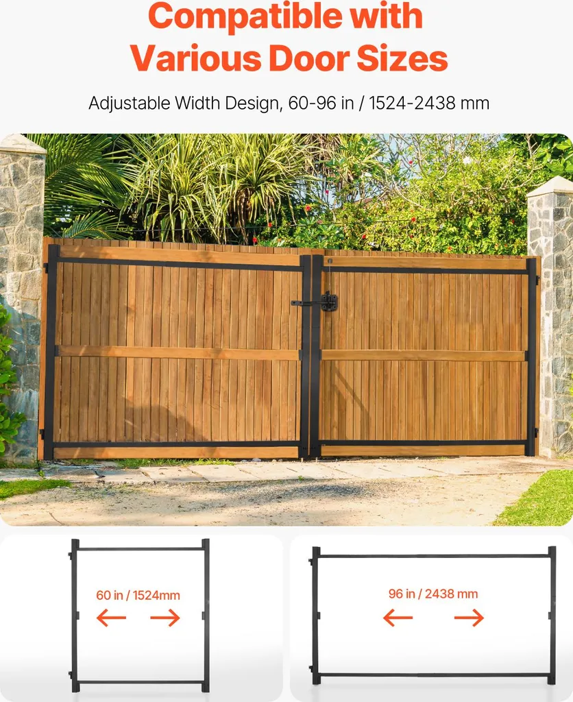 Rail Porte Coulissante SucceBuy : Solution pour Passage Large 240 cm