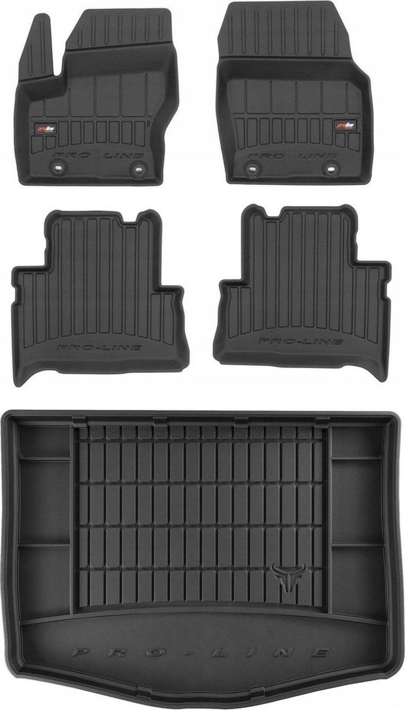 3D SET Gummimatten und Fußmatten Ford C-Max Mk2 2010-2019