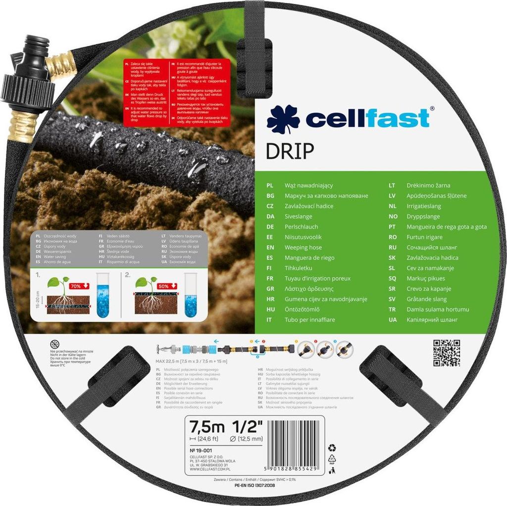 CELLFAST 19-002, 7,5 metros, para instalación en superficie Imagen del producto 