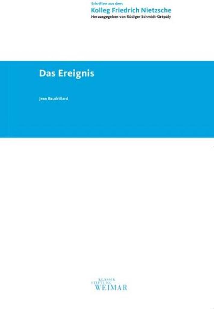 Baudrillard, J: Ereignis