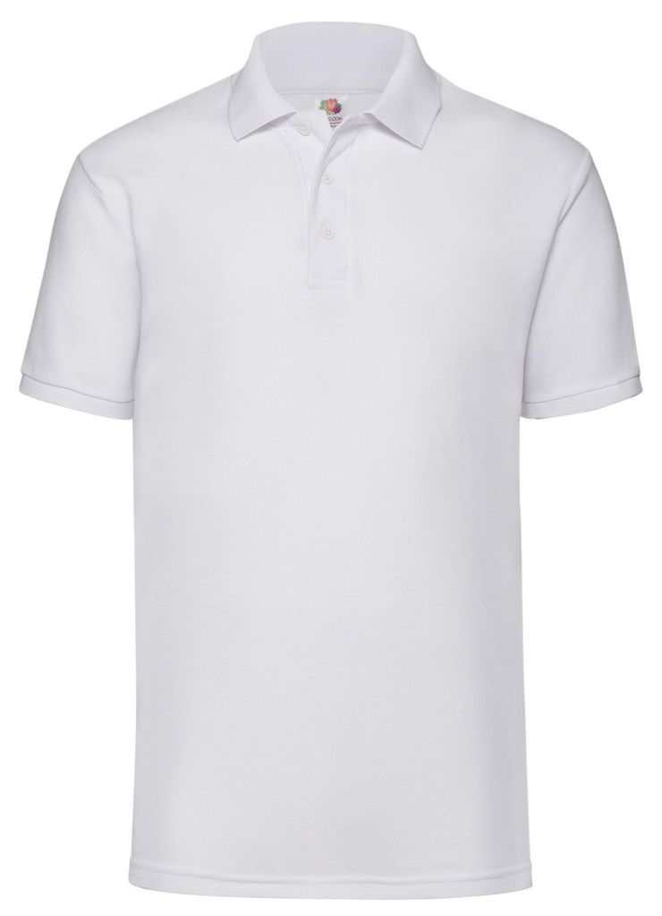Fruit of the Loom - Poloshirt für Herren FK2921 (XXL) (Weiß)