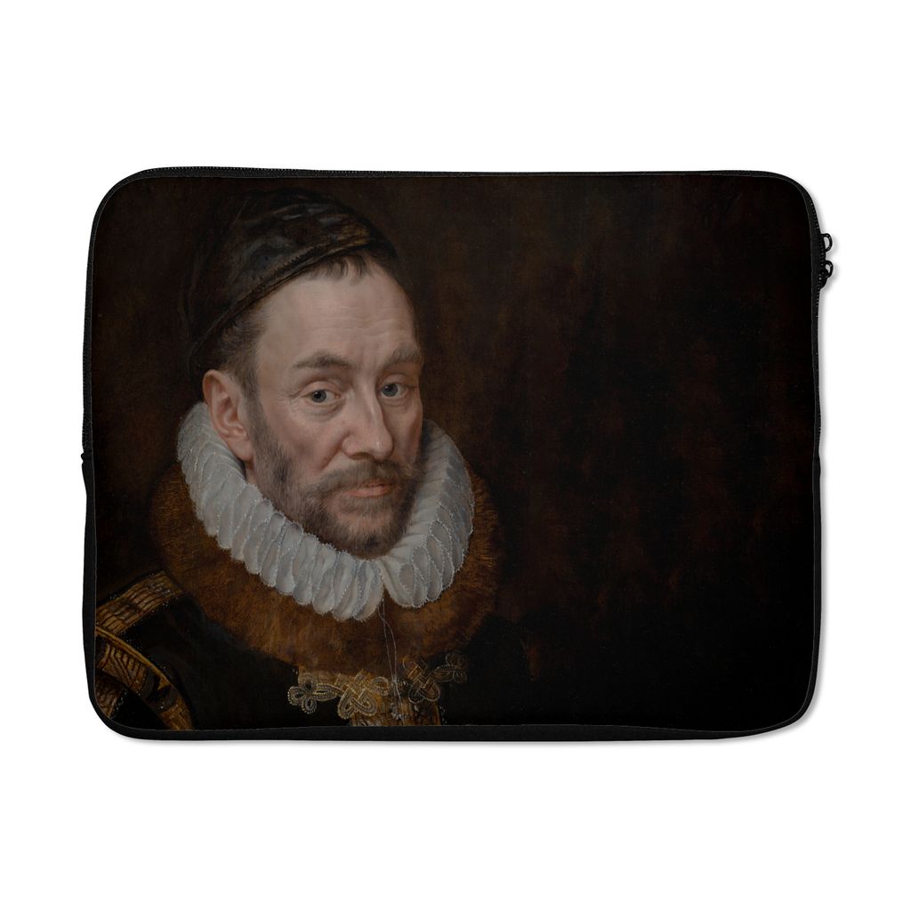 MuchoWow Laptop Hülle 17 Zoll Laptoptasche Wilhelm von Oranien - Gemälde - Alte Meister - Kunst - Zipper - Schutzabdeckung