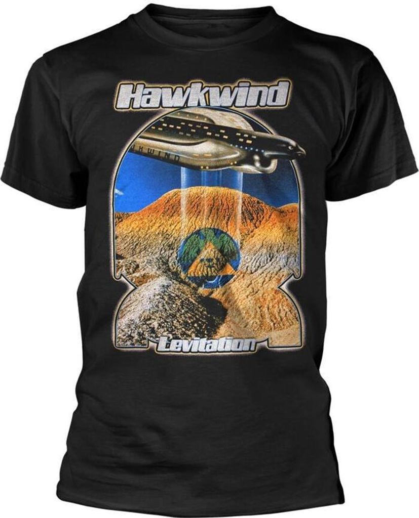 Hawkwind - "Levitation" T-Shirt für Herren/Damen Uni PH3948 (S) (Schwarz)