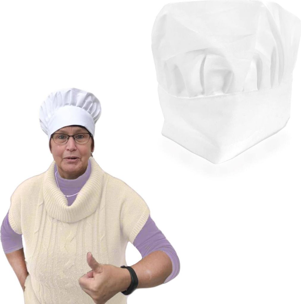 Oblique Unique Kochmütze Koch Chef Hut Mütze Kopfbedeckung Produktbild 