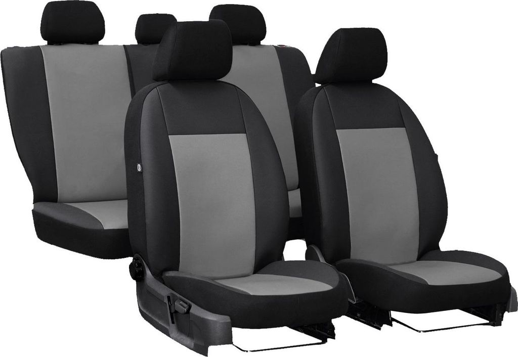 Sitzbezüge Auto Universal Schonbezug Autositzbezüge für Ford Fusion I Grau Set