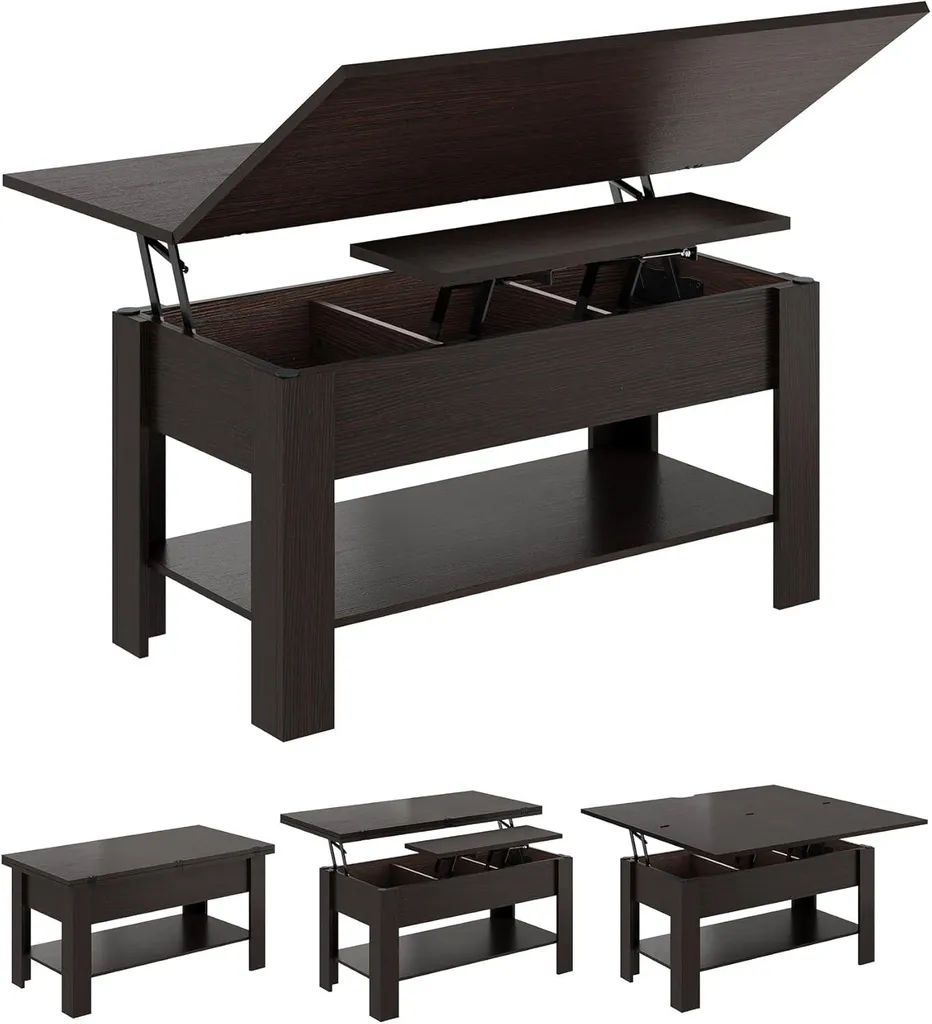 Table basse transformable KIMENICH : gagnez de l'espace avec style - 7