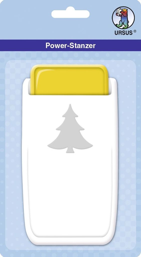 URSUS 1976 00 25, Form Handwerksstanze, Weiß, Metall, Kunststoff, Papier, 500 g/m², 3,81 cm