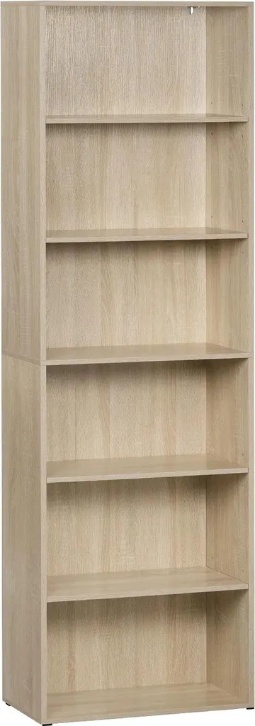 Bibliothèque Séparation de Pièce Chêne Clair pour Salon et Bureau