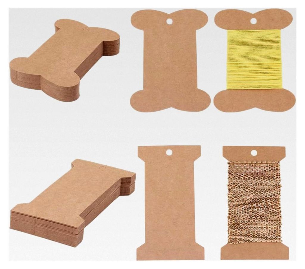 80 Stück Farbbandaufbewahrung Organizer, 2 Stile Karton Farbband Craft Spulen Halter für Kreuzstich und Nähen