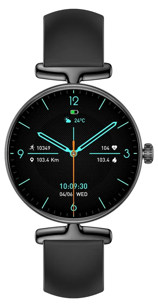 Smartwatch AMOLED Multifonction Noire - Tracker d'Activité et Santé INF - 8
