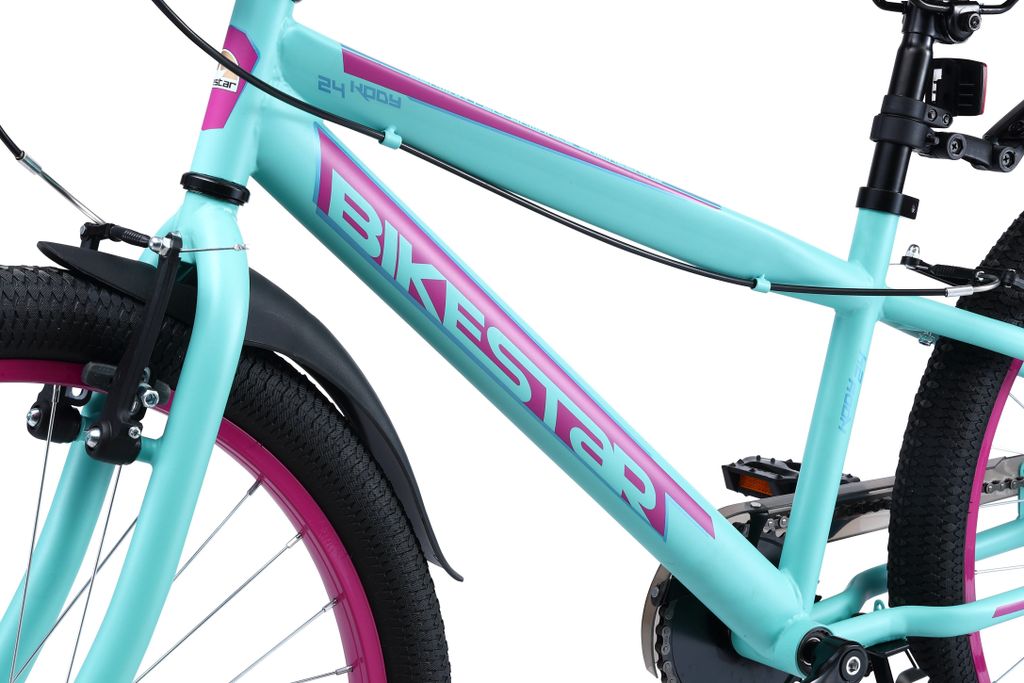 BIKESTAR Kinder Fahrrad ab 9 Jahre | 24 Zoll Urban Jungle Produktbild 10