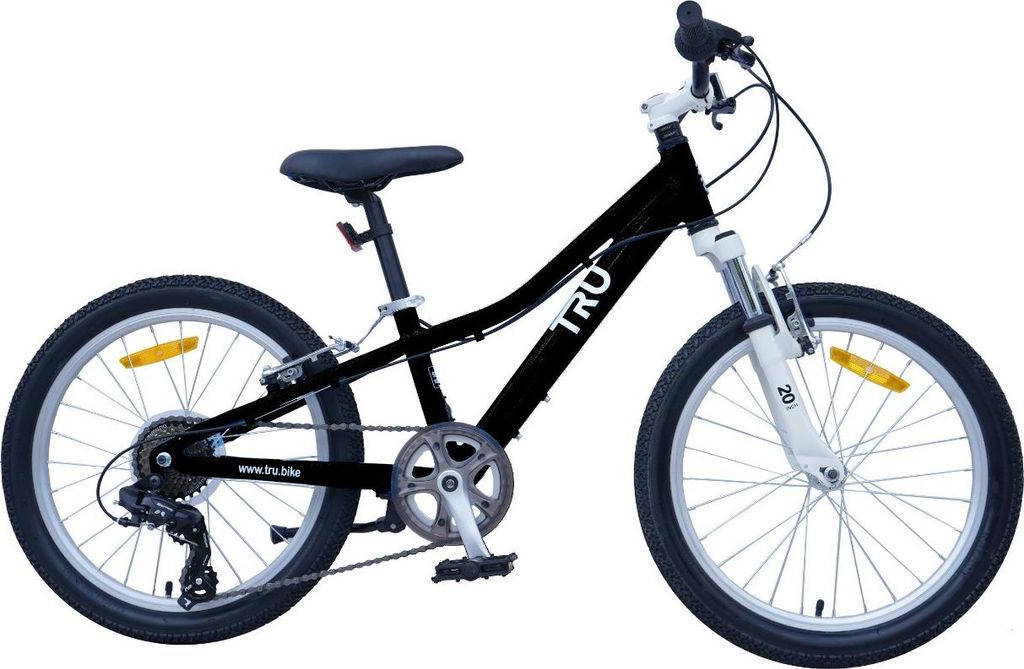 Kinderfahrrad - 20 Zoll - Schwarz - für 5-8 Jahre - Mountainbike Aluminium - Jugendfahrrad MTB - Sehr Leicht - für Jungen