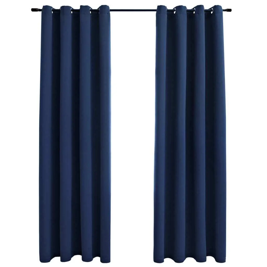 Migliora la tua Casa: Tende Oscuranti vidaXL Blu 140x225 cm