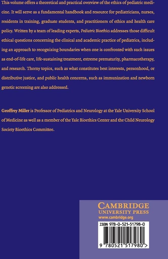 Pediatric Bioethics