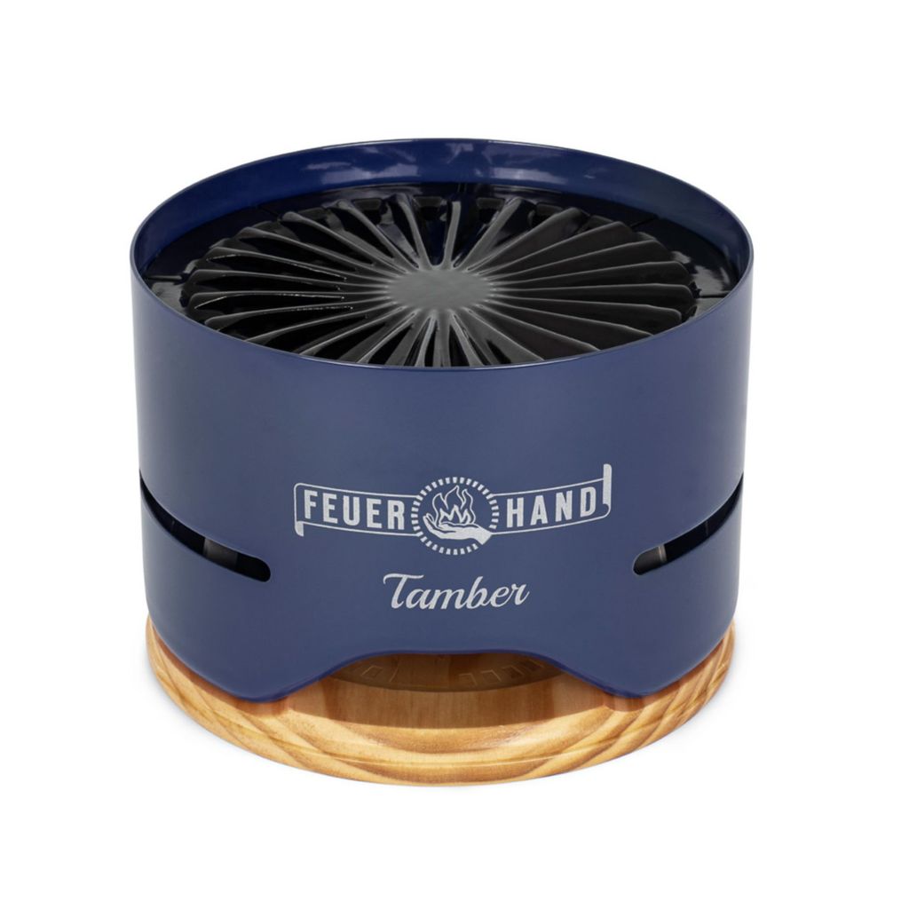 Fire hand - Grill stołowy Tamber - Niebieski - 20x20x14cm Zdjęcie produktu 
