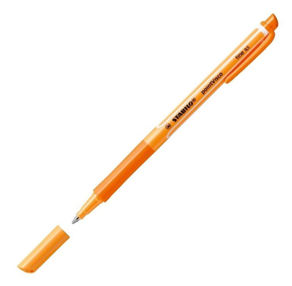 Tintenroller - STABILO pointVisco - Einzelstift - orange Produktbild 
