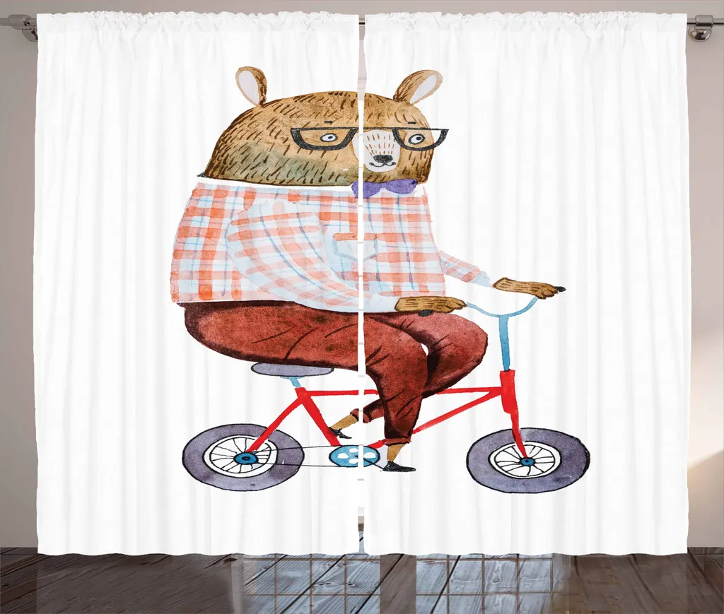 Tenda ABAKUHAUS Urban Bear - 280 x 175 cm - Arte Moderna alle Finestre - 1