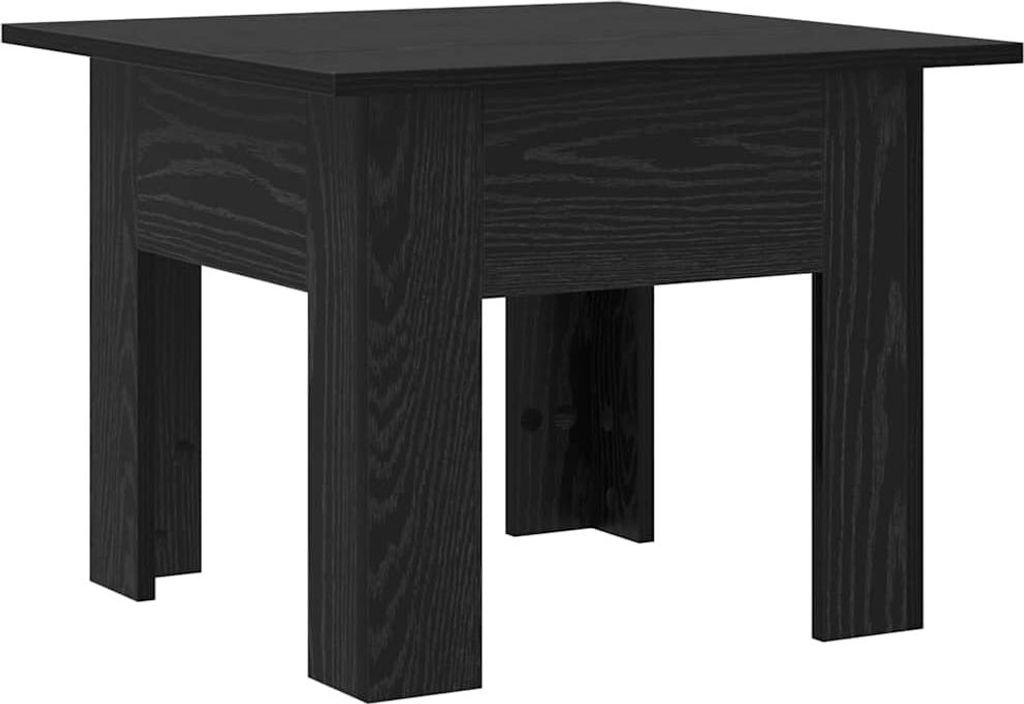 vidaXL Couchtisch Schwarz Eichen-Optik 55 x 55 x 42 cm Holzwerkstoff