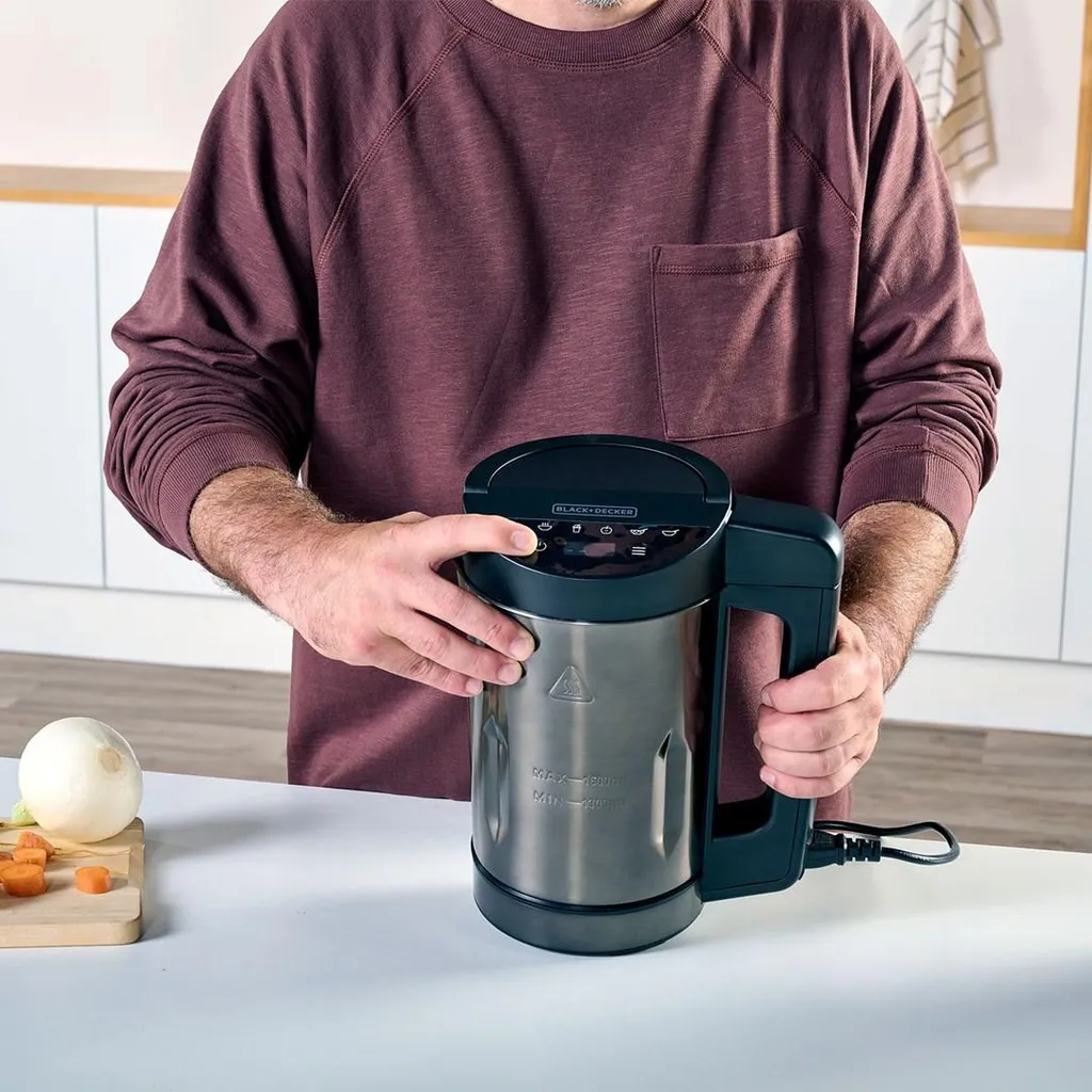 Blender chauffant Soupetière Black+Decker 1,6L Inox 7 Programmes Auto - 11