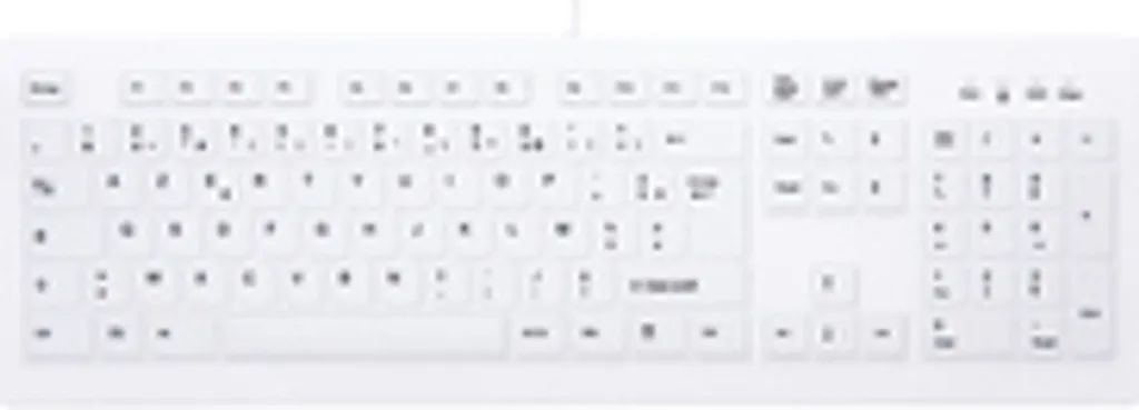 Clavier Médical CHERRY AK-C8100F-U1-W/FR AZERTY pour Clinique et Cabinet - 2
