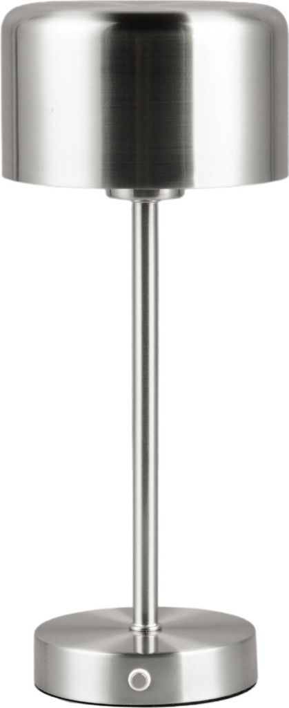 Lampa stołowa LED akumulatorowa Jeff nikiel 1W Ciepła biel Zdjęcie produktu 
