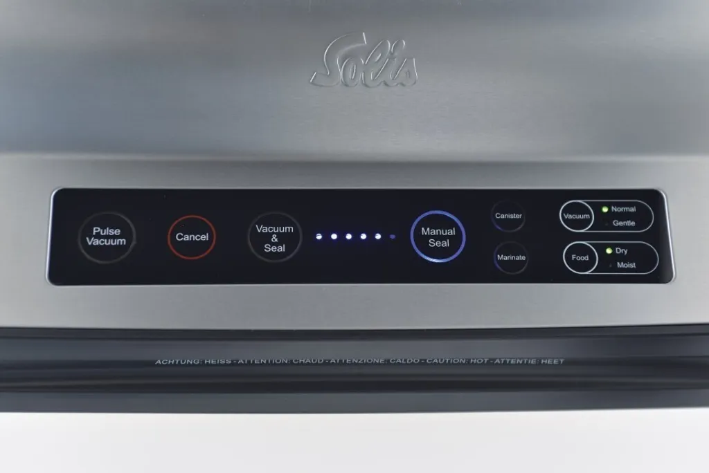 Machine sous vide inox Solis 922.20 avec aspiration haute puissance
