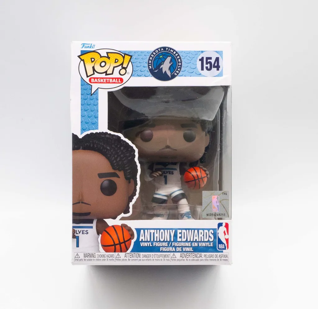 Figurine Funko Pop Anthony Edwards 154 NBA Minnesota Timberwolves Vinyle